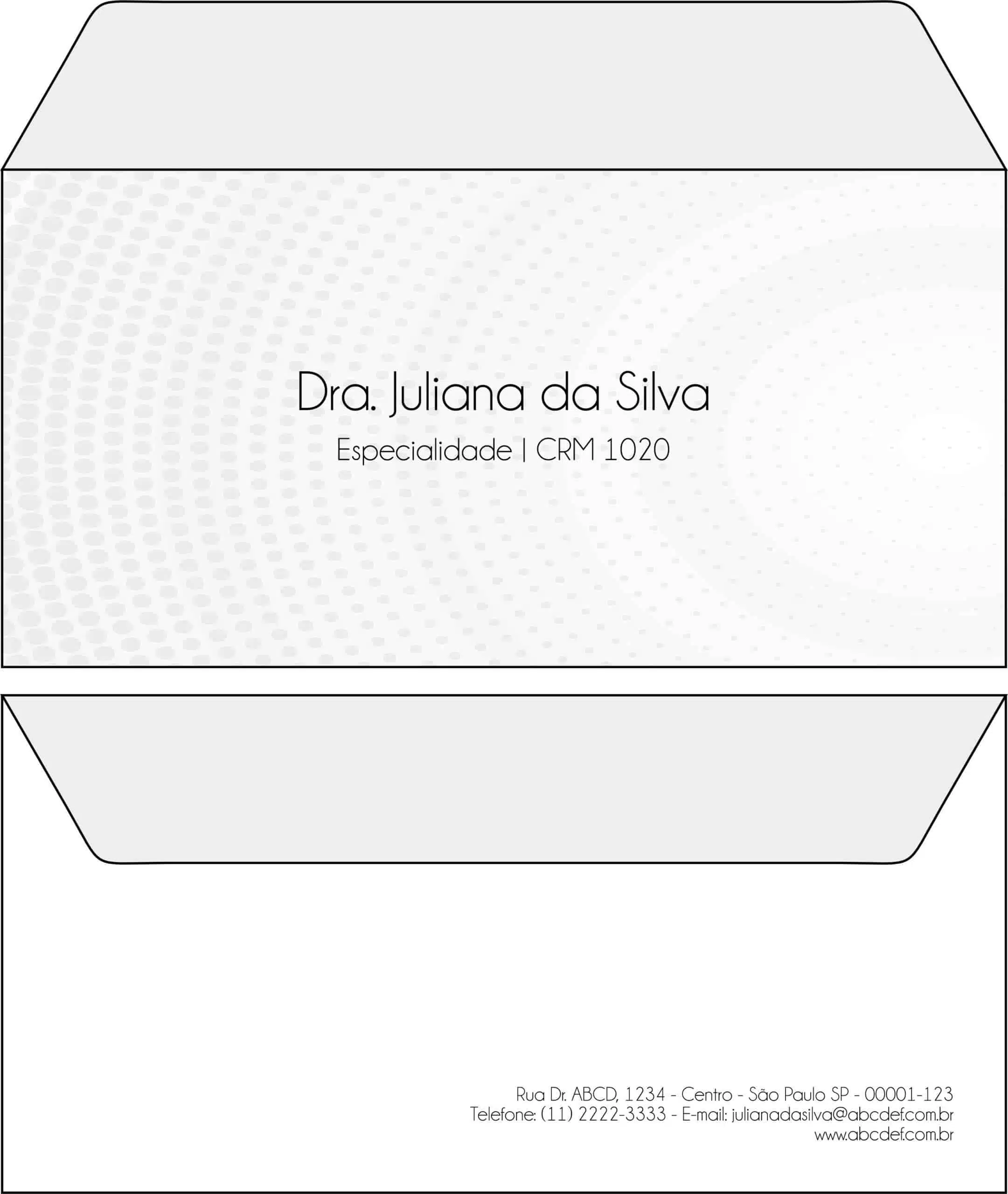 Envelope Ofício (Carta) Otorrinolaringologista Seville