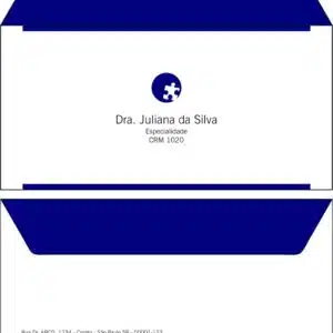 Envelope Ofício (Carta) Psiquiatra e Neurologista Roma