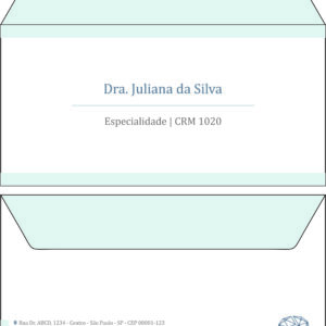 Envelope Ofício (Carta) Psiquiatra e Neurologista Genoa