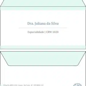 Envelope Ofício (Carta) Psiquiatra e Neurologista Genoa