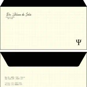 Envelope Ofício (Carta) Psicológico Munique