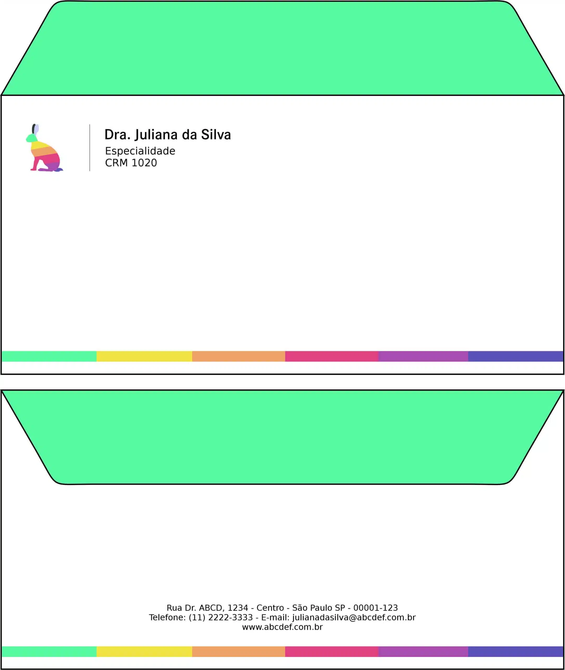 Envelope Ofício (Carta) Veterinário Viena