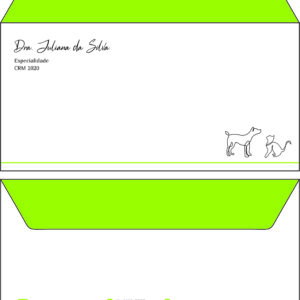 Envelope Ofício (Carta) Veterinário Leobens