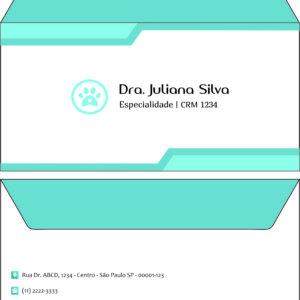 Envelope Ofício (Carta) Veterinário Traun