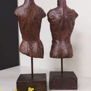 Esculturas Anatômicas Harmonia do Corpo – Dueto Masculino e Feminino em Resina - Imagem 2