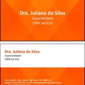 Cartão de Visitas Clínica Geral Damanhur