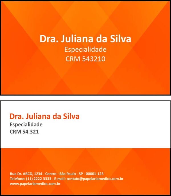 Cartão de Visitas Clínica Geral Damanhur Cartão de Visitas Clínica Geral Damanhur