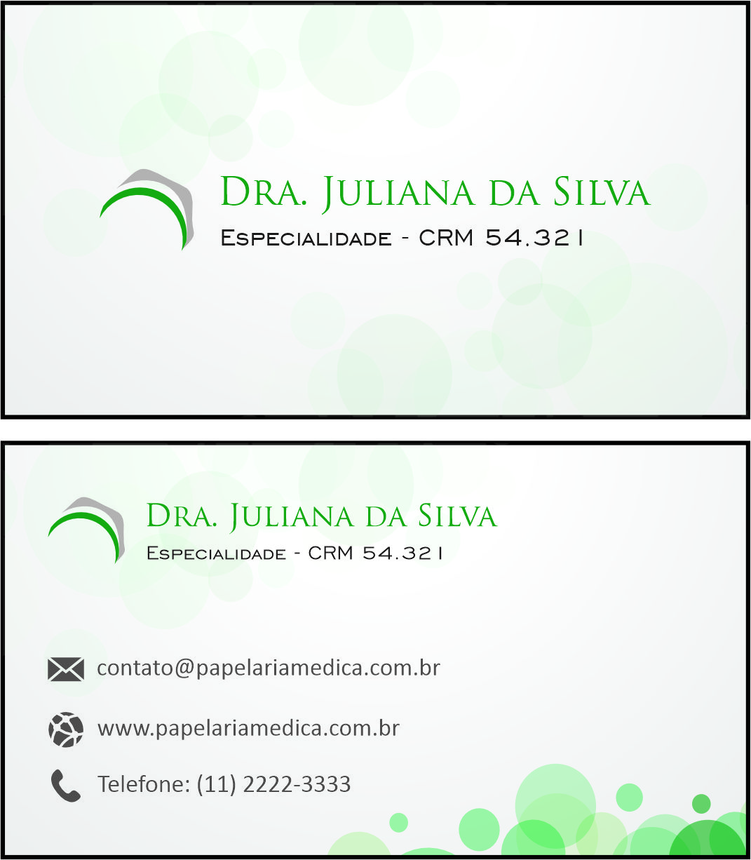 Cartão de Visitas Clínica Geral Porto Fuad