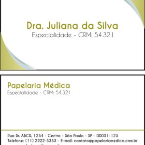 Cartão de Visitas Clínica Geral Porto Said