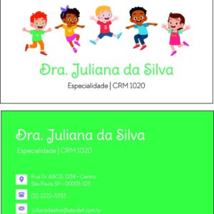 Cartão de Visitas Pediatra Opole