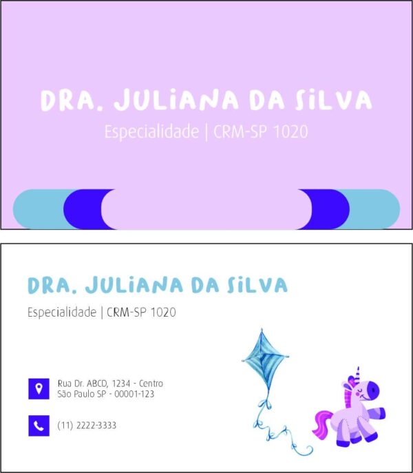 Cartão de Visitas Pediatra Lódz Cartão de Visitas Pediatra Lódz