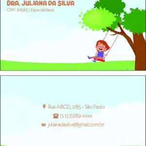 Cartão de Visitas Pediatra Elblag