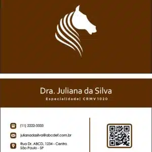 Cartão de Visitas Veterinário Kufstein
