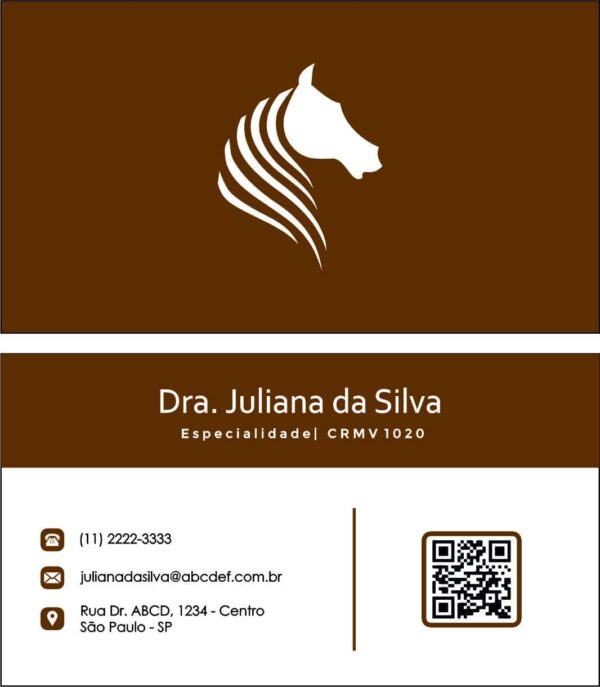 Cartão de Visitas Veterinário Kufstein Cartão de Visitas Veterinário Kufstein