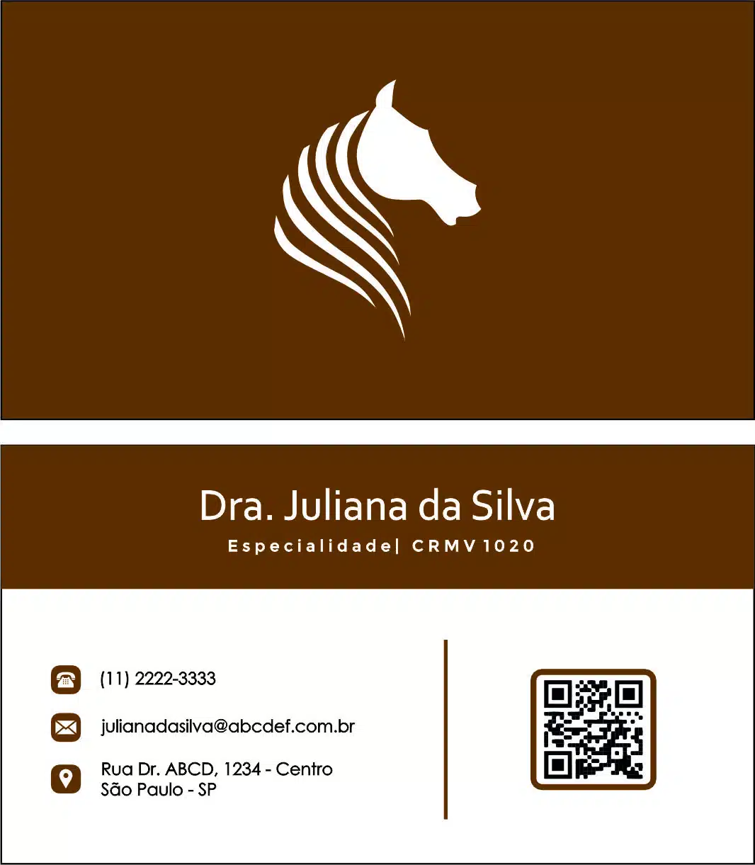 Cartão de Visitas Veterinário Kufstein