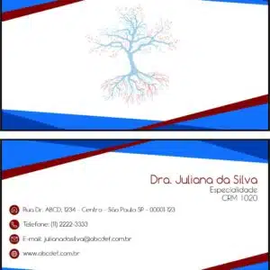 Cartão de Visitas Angiologia e Vascular Gante