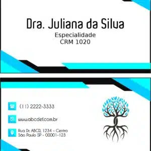 Cartão de Visitas Angiologia e Vascular Namur