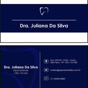 Cartão de Visitas Odontologia Colmar