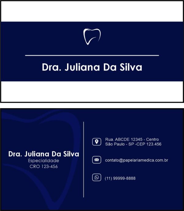 Cartão de Visitas Odontologia Colmar Cartão de Visitas Odontologia Colmar