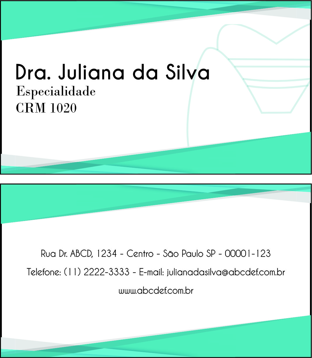 Cartão de Visitas Endocrinologista Montreal