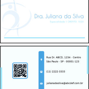 Cartão de Visitas Fisioterapia Tripoli