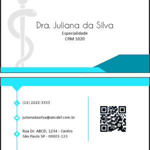 Cartão de Visitas Clínica Geral Assiute