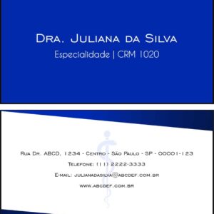 Cartão de Visitas Clínica Geral Latópolis