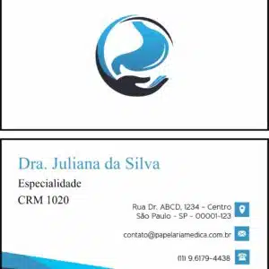 Cartão de Visitas Gastroenterologia São Petersburgo