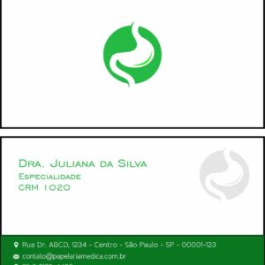 Cartão de Visitas Gastroenterologia Omsk