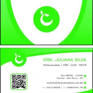Cartão de Visitas Nutricionista Córdoba