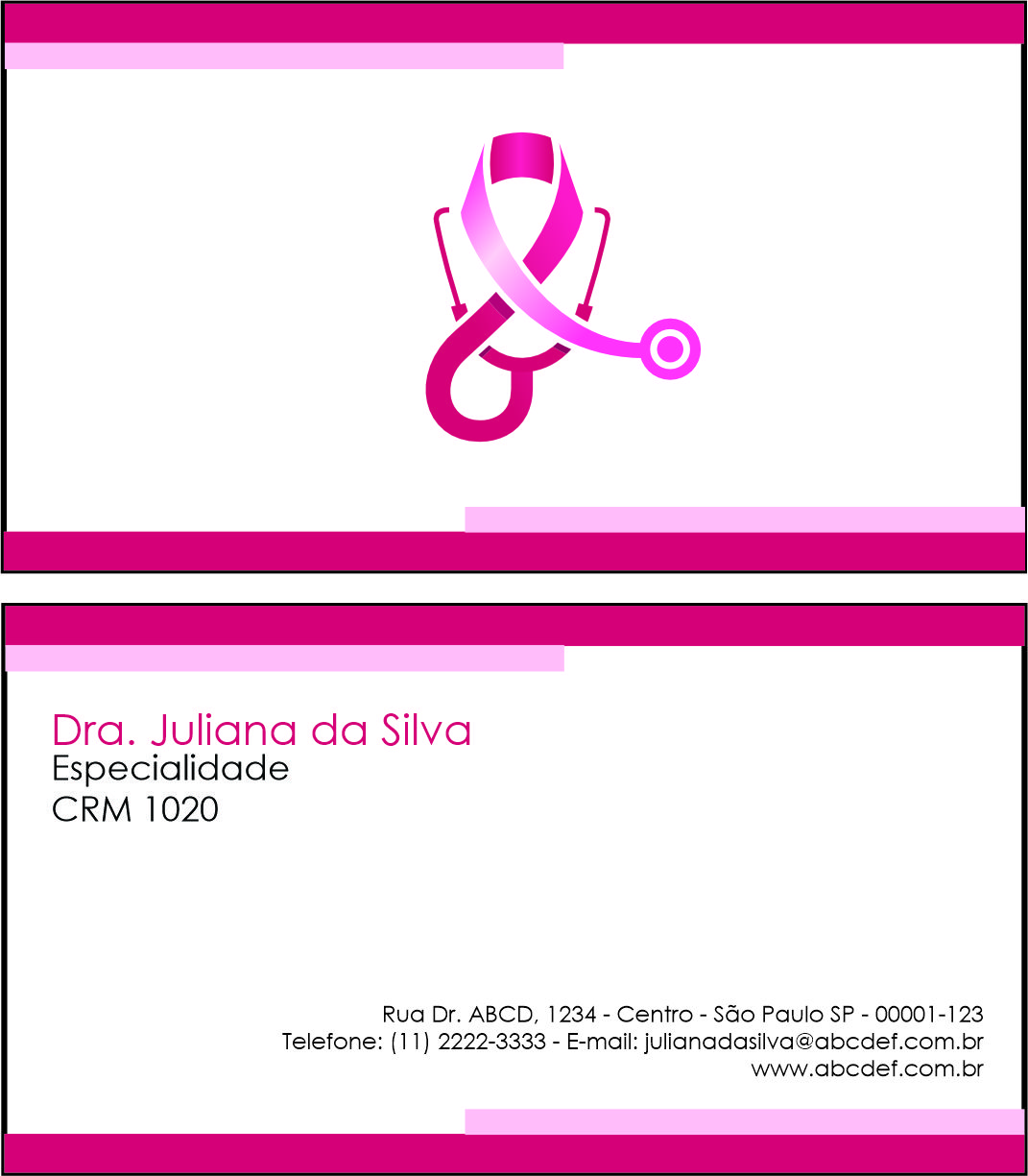 Cartão de Visitas Oncologia Osaka