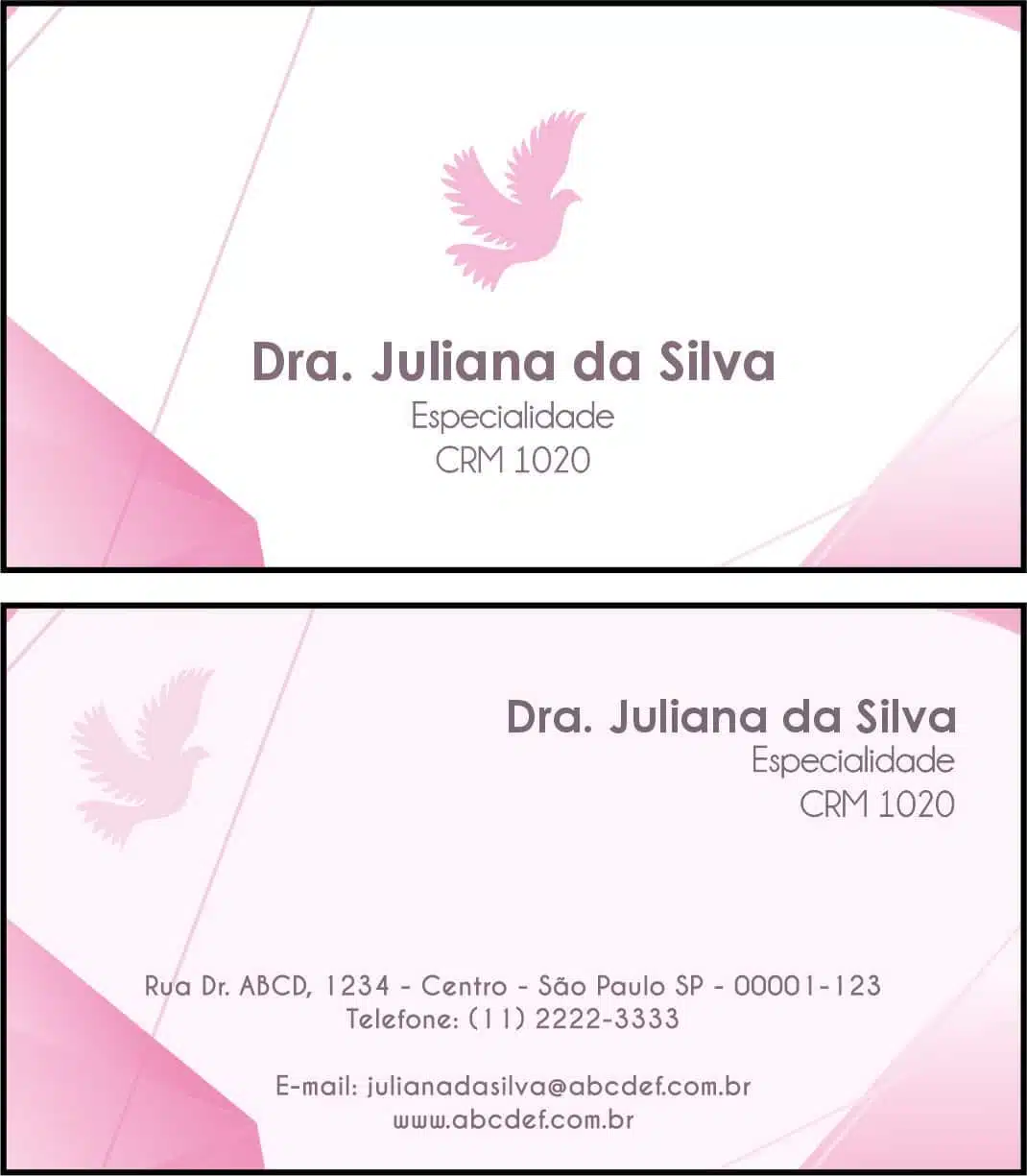Cartão de Visitas Oncologia Tóquio