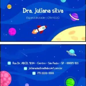 Cartão de Visitas Pediatra Bytom