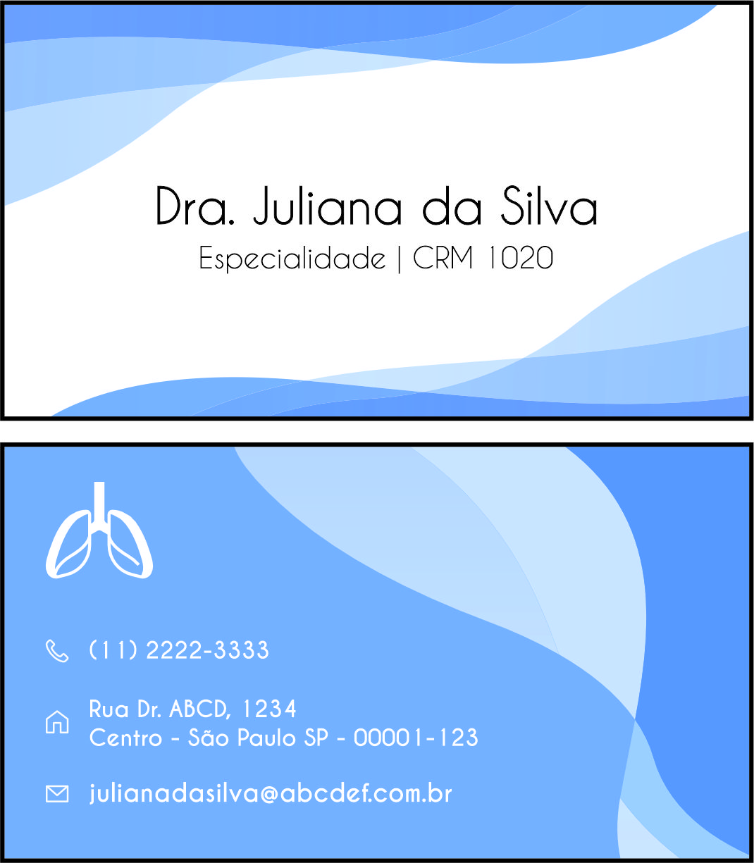Cartão de Visitas Pneumologia Horsens
