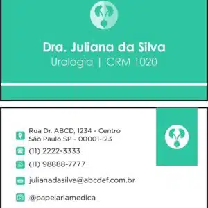 Cartão de Visitas Urologia Lisboa