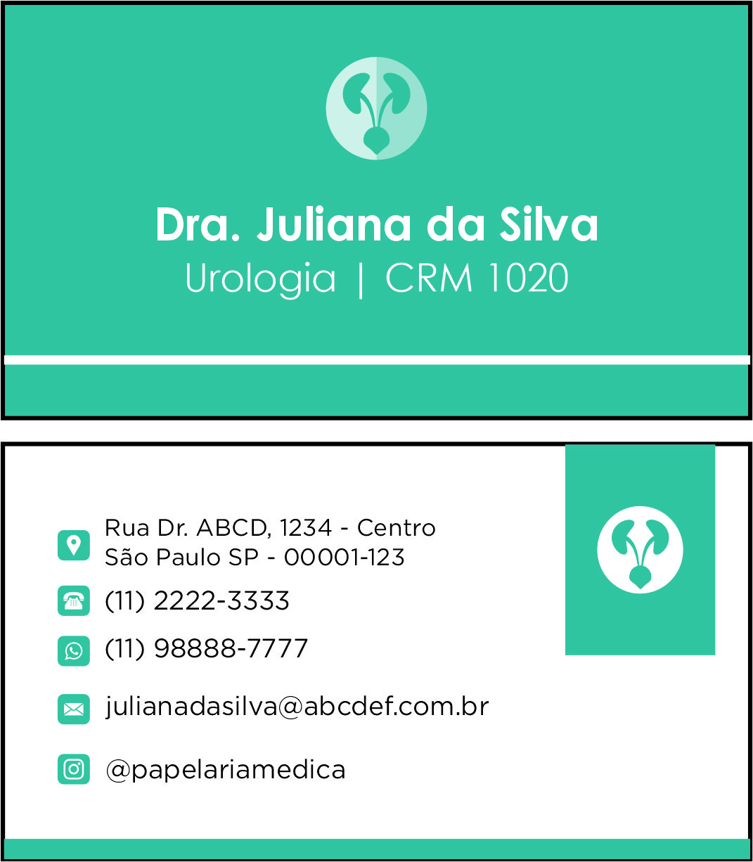Cartão de Visitas Urologia Lisboa