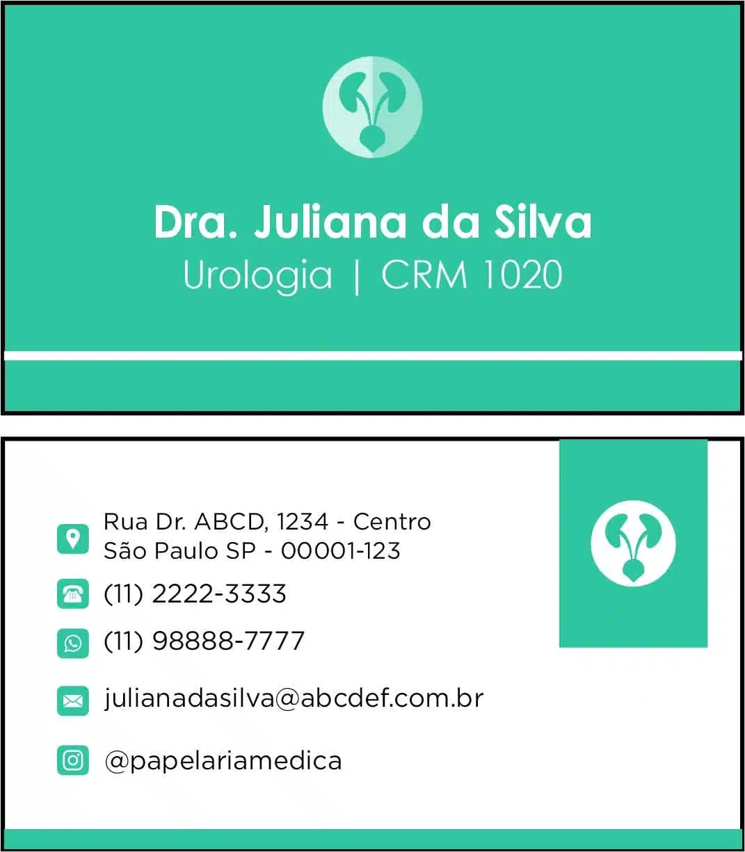 Cartão de Visitas Urologia Lisboa