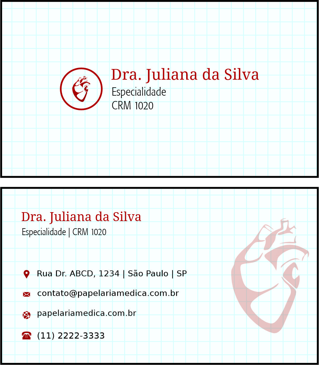Cartão de Visitas Cardiologista Eindhoven