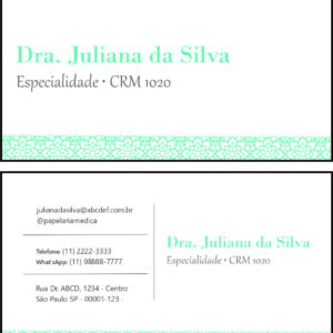 Cartão de Visitas Clínica Geral Taba