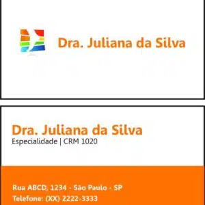 Cartão de Visitas Ortopedia Lárissa