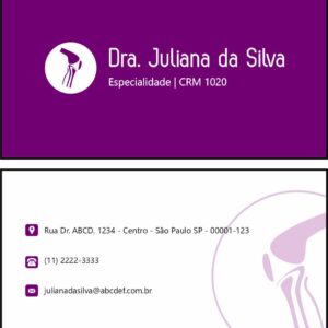 Cartão de Visitas Ortopedia Neápolis