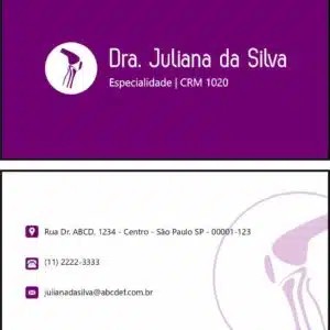 Cartão de Visitas Ortopedia Neápolis