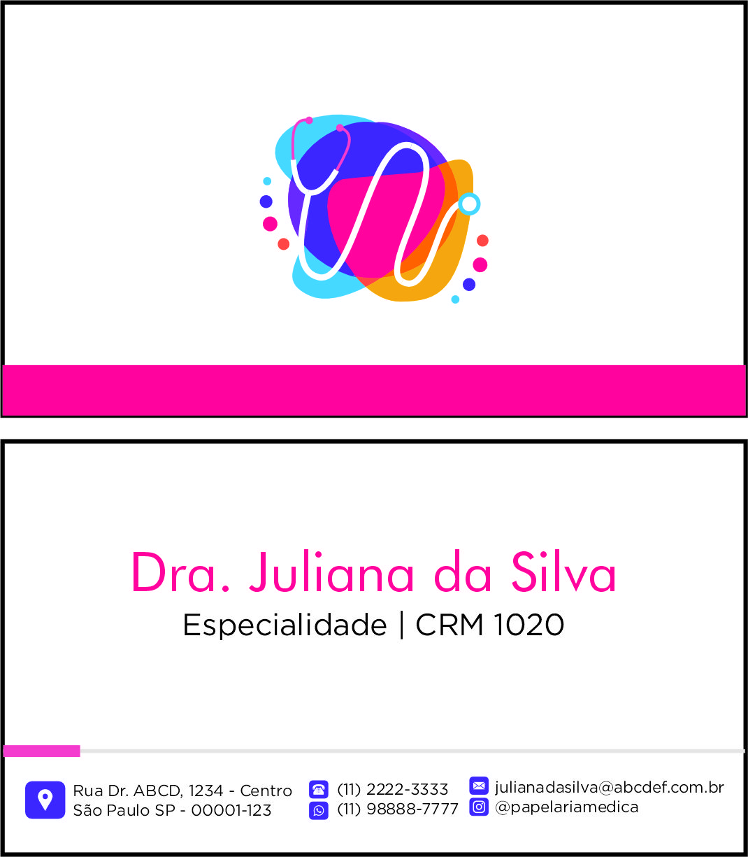 Cartão de Visitas Pediatria Lublin