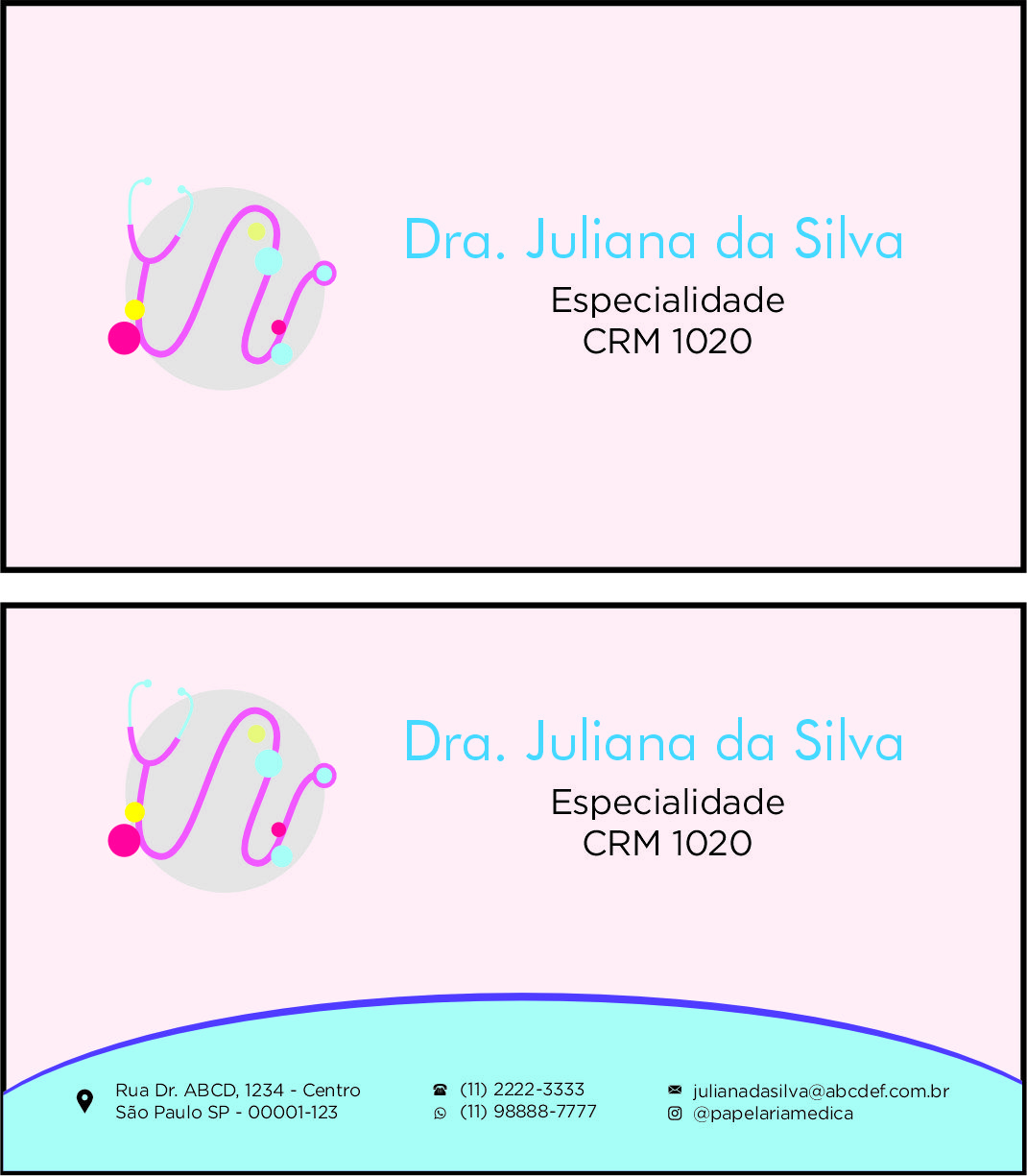 Cartão de Visitas Pediatria Tricidade