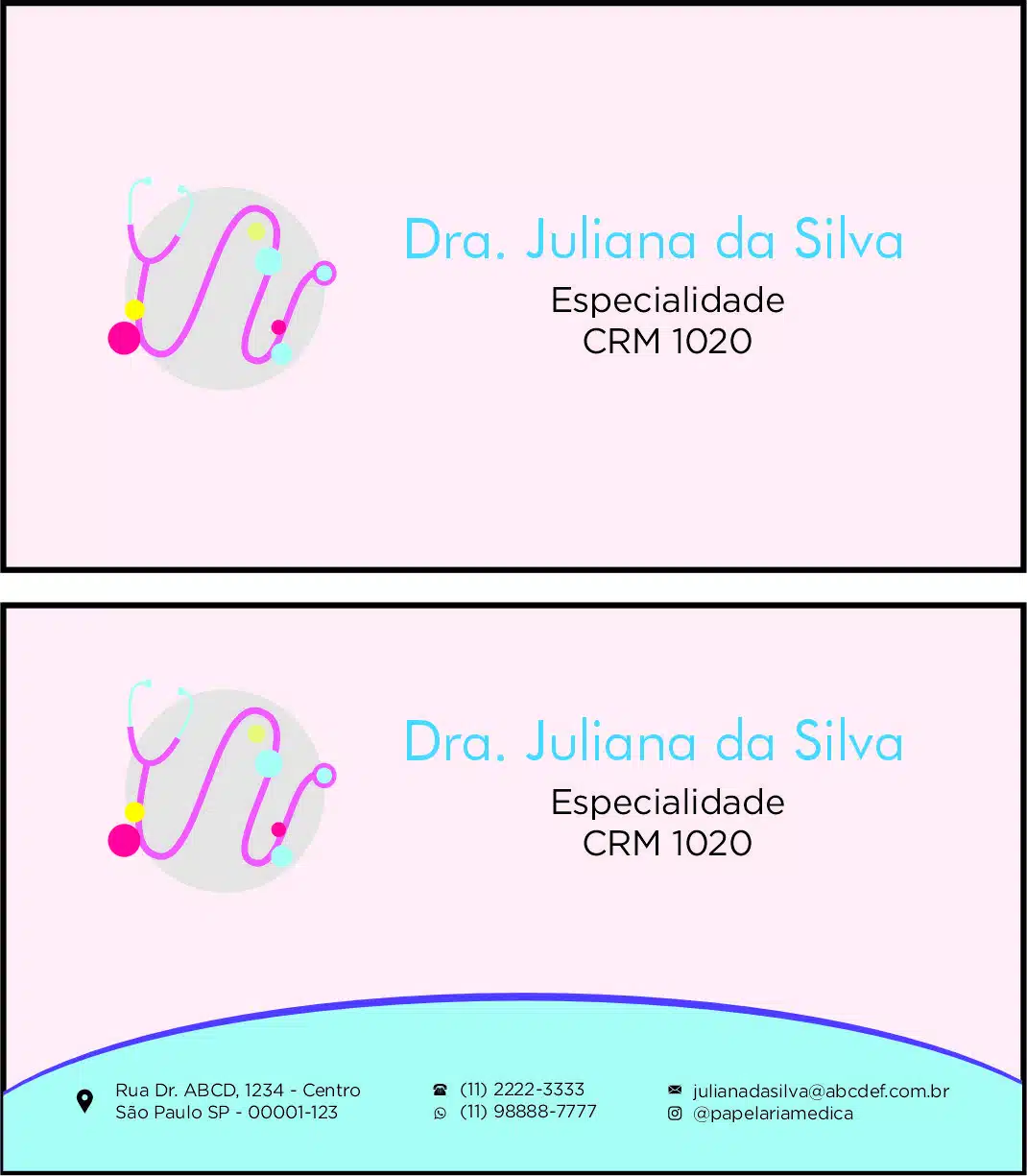 Cartão de Visitas Pediatria Tricidade