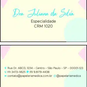 Cartão de Visitas Pediatria Cracóvia