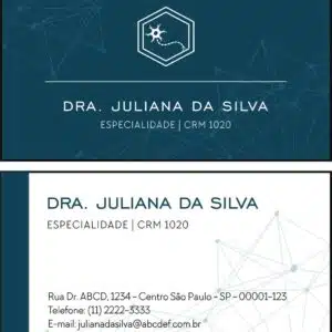 Cartão de Visitas Psiquiatra e Neurologista Palermo