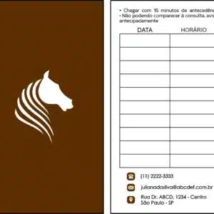 Cartão de Agendamento Veterinário Kufstein