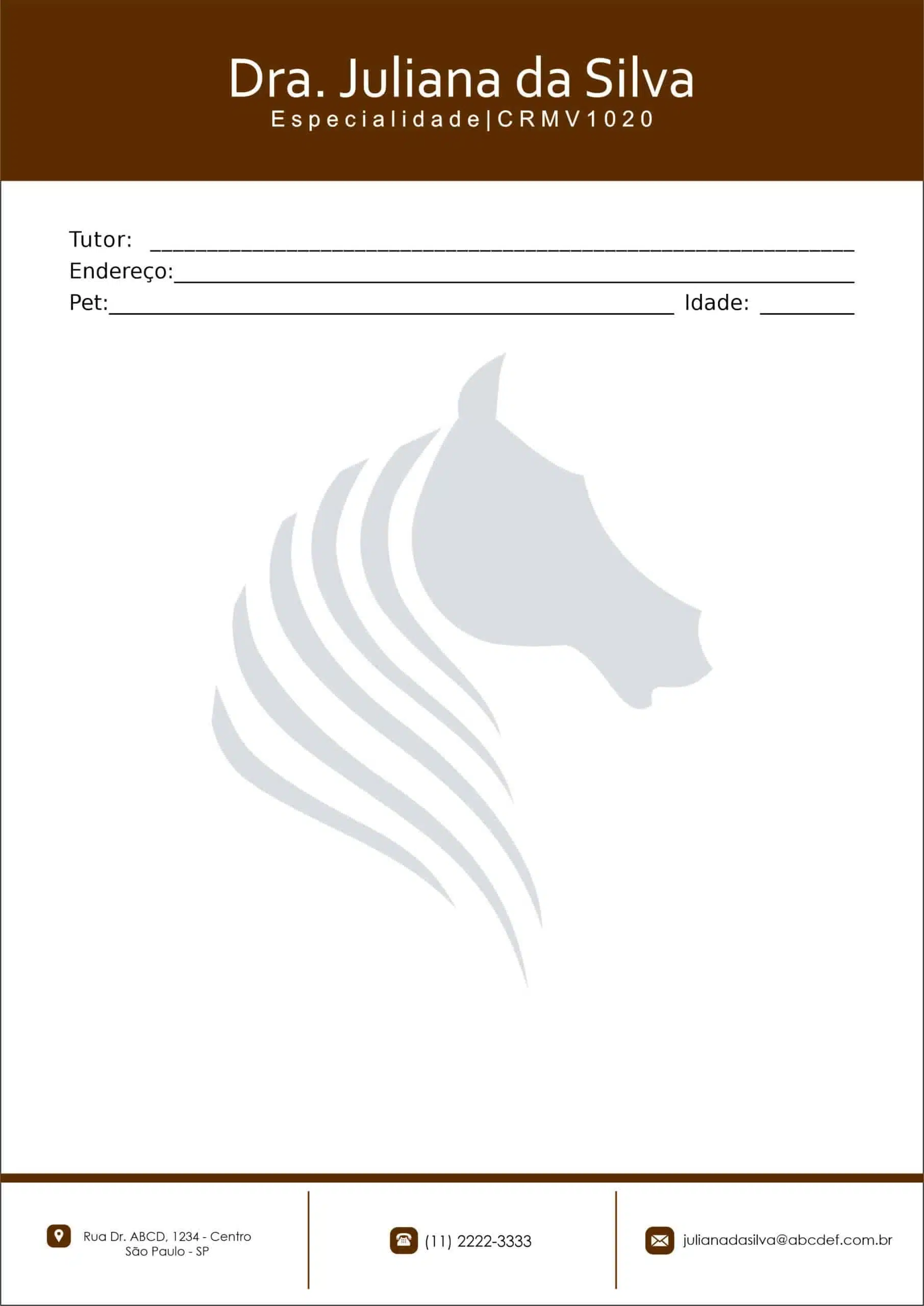 Receituário A4 Veterinário Kufstein