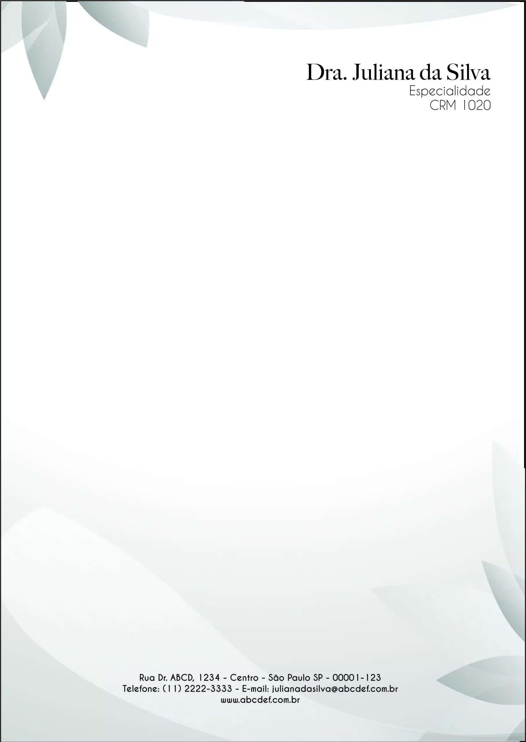 Receituário A4 Clínica Geral Faium